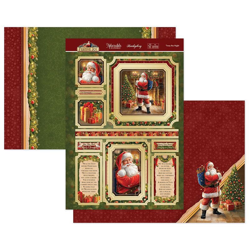 (image for) Die Cut Topper Set - Festive Joy, 'Twas The Night