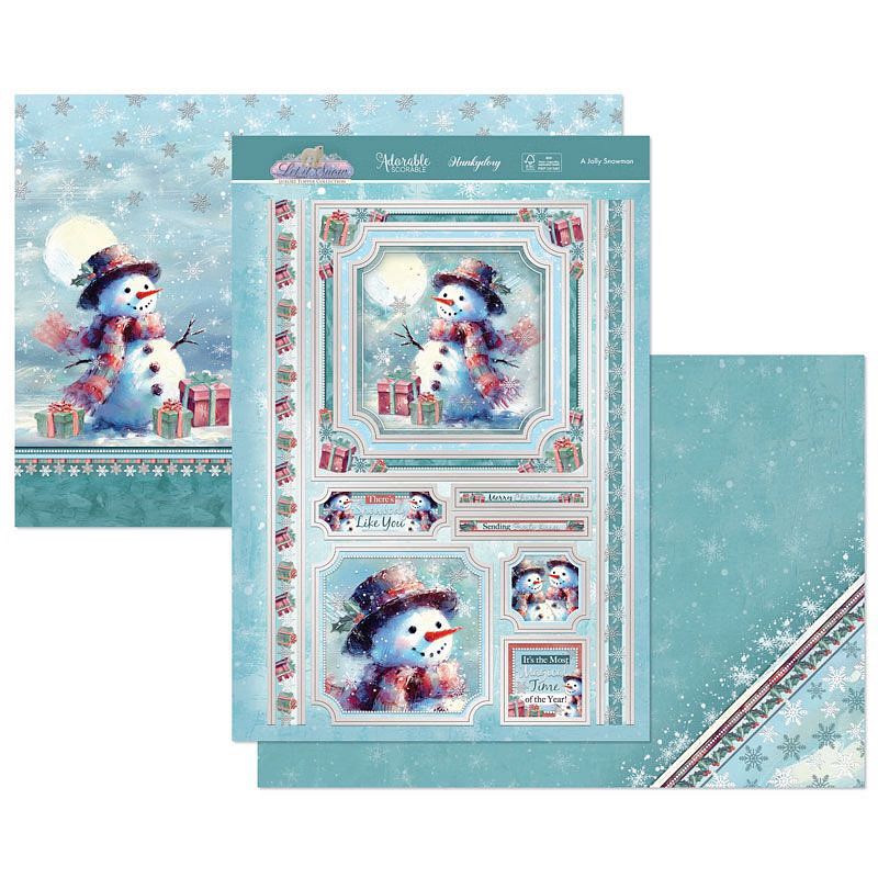 (image for) Die Cut Topper Set - Let It Snow, A Jolly Snowman