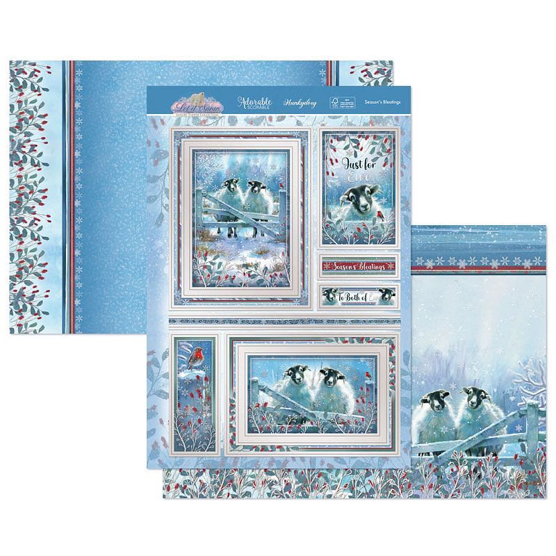 (image for) Die Cut Topper Set - Let It Snow, Season's Bleatings