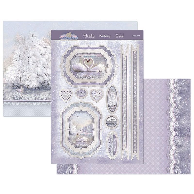 (image for) Die Cut Topper Set - Let It Snow, Swan Lake