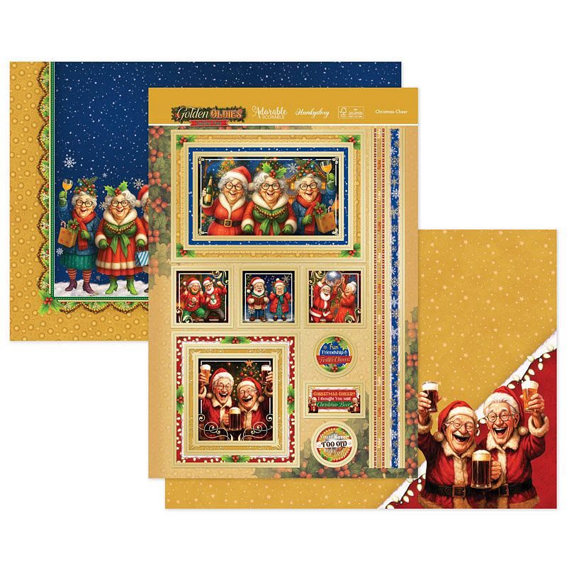 (image for) Die Cut Topper Set - Golden Oldies Festive Fun, Christmas Cheer
