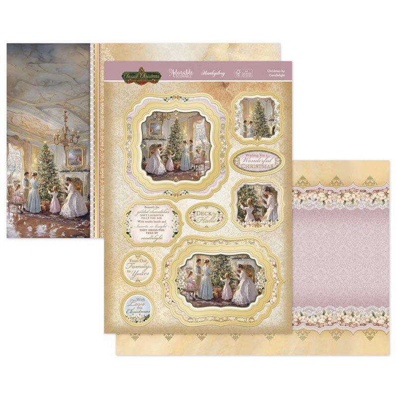 (image for) Die Cut Topper Set - Classic Christmas, Christmas by Candlelight