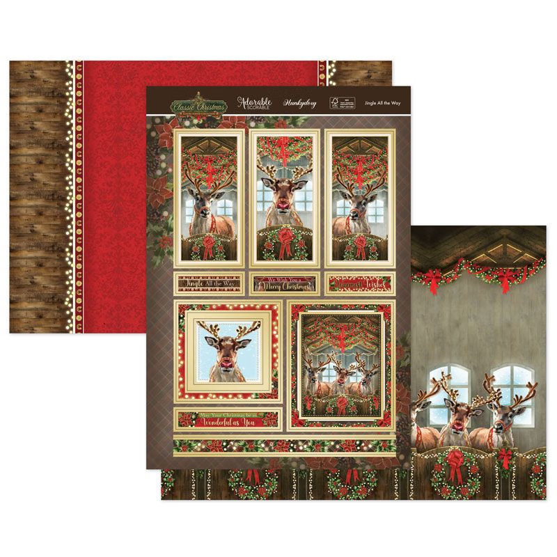 (image for) Die Cut Topper Set - Classic Christmas, Jingle All the Way