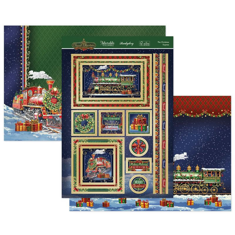 (image for) Die Cut Topper Set - Classic Christmas, The Christmas Express