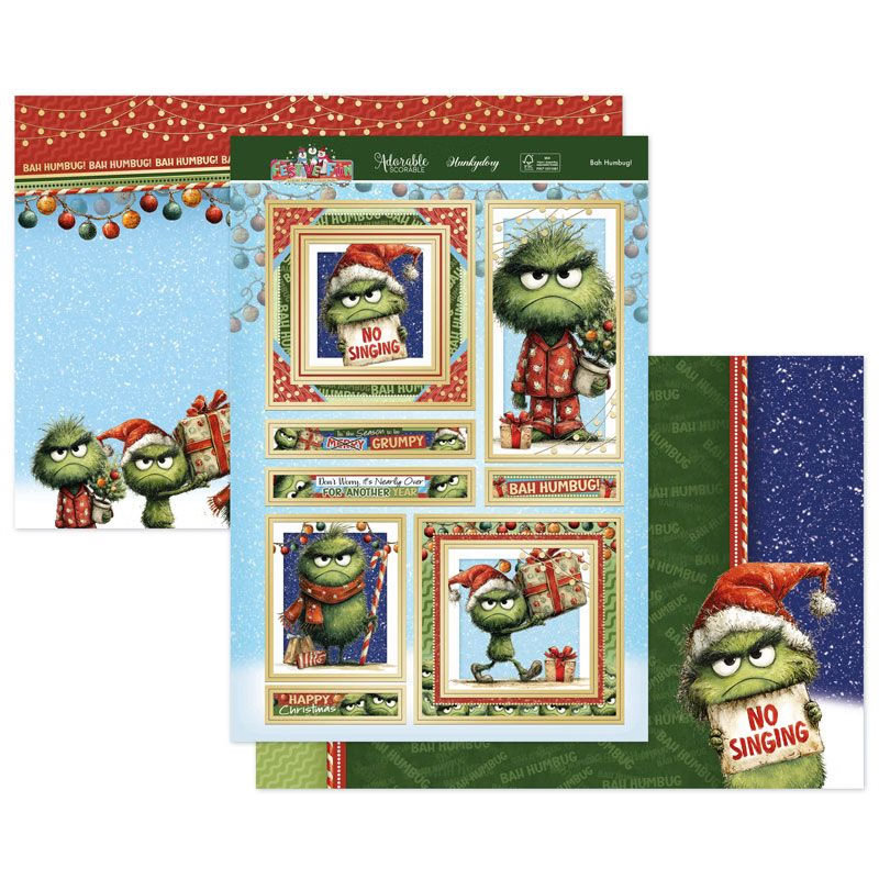 (image for) Die Cut Topper Set - Festive Fun, Bah Humbug!