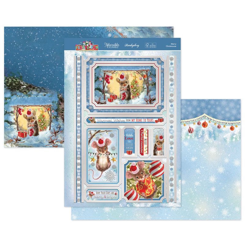 (image for) Die Cut Topper Set - Festive Fun, Merry Christmouse