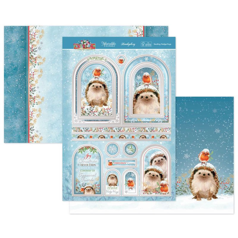 (image for) Die Cut Topper Set - Festive Fun, Sending Hedge-Hugs