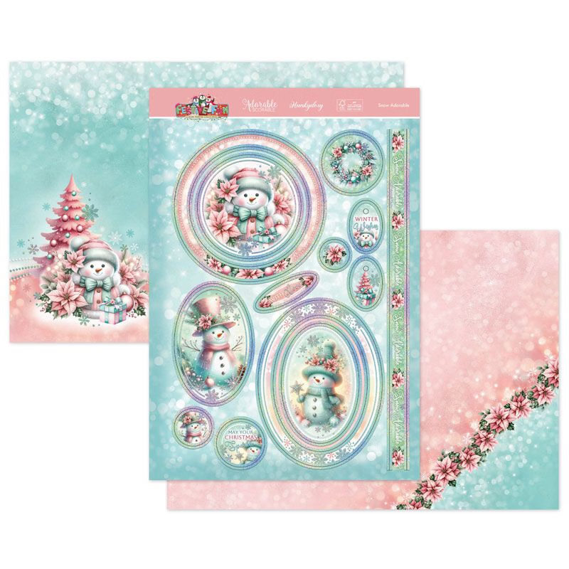 (image for) Die Cut Topper Set - Festive Fun, Snow Adorable