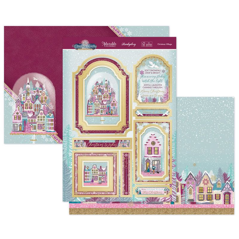 (image for) Die Cut Topper Set - Christmas Luxury, Christmas Village