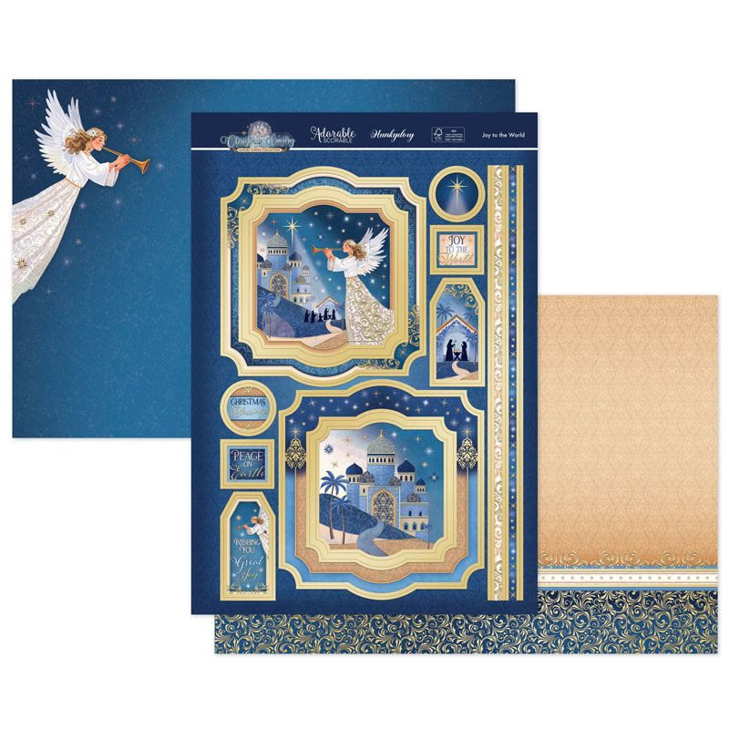 (image for) Die Cut Topper Set - Christmas Luxury, Joy to the World