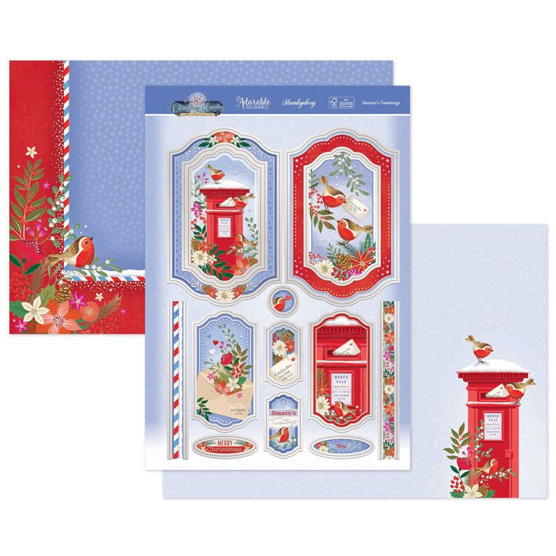 (image for) Die Cut Topper Set - Christmas Luxury, Season's Tweetings