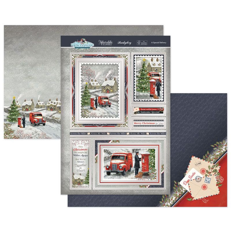 (image for) Die Cut Topper Set - Snow is Falling, A Special Delivery