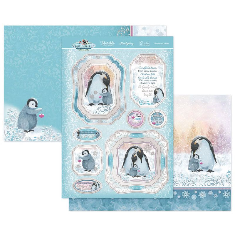(image for) Die Cut Topper Set - Snow is Falling, Christmas Cuddles