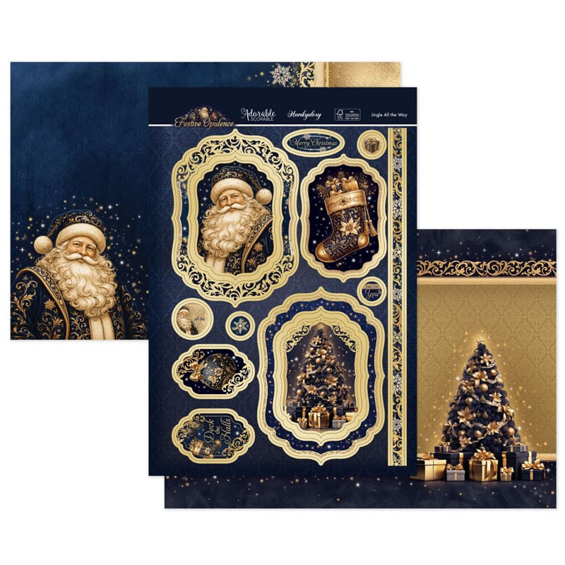 (image for) Die Cut Topper Set - Festive Opulence, Jingle All the Way
