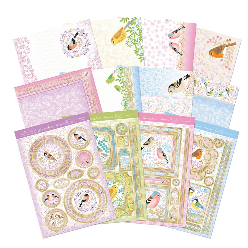 Die Cut Topper Set - Little Tweets (12 Sheets) (image for) Die Cut Topper Set - Little Tweets (12 Sheets)