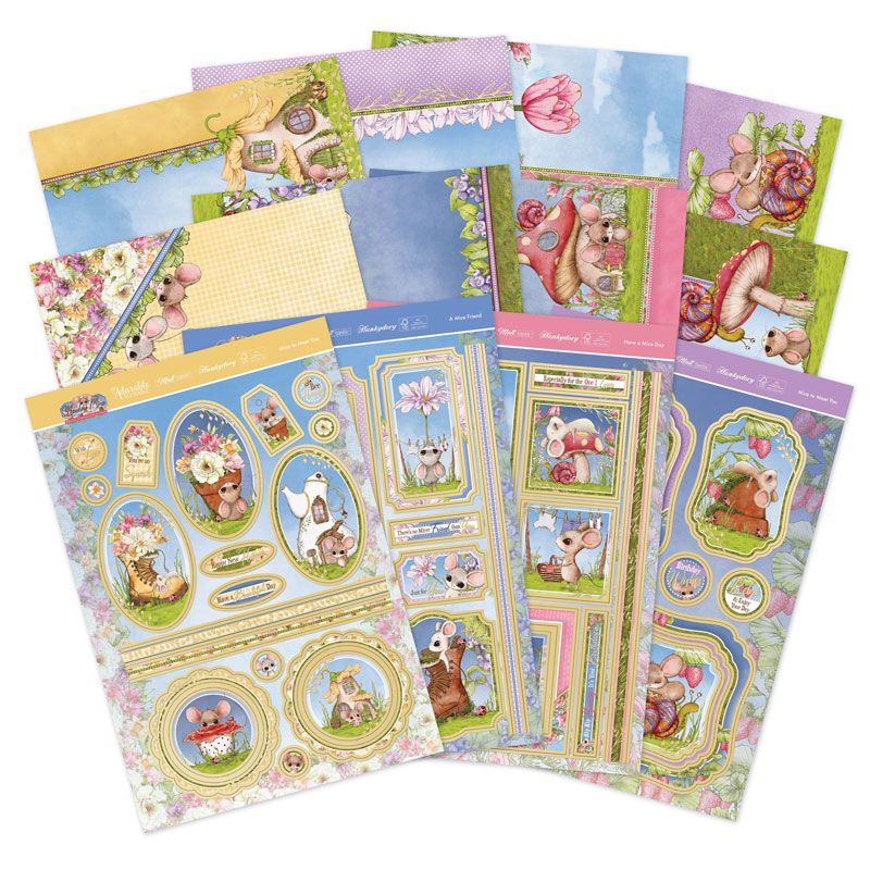 (image for) Die Cut Topper Set - Meadow Mice (12 Sheets)