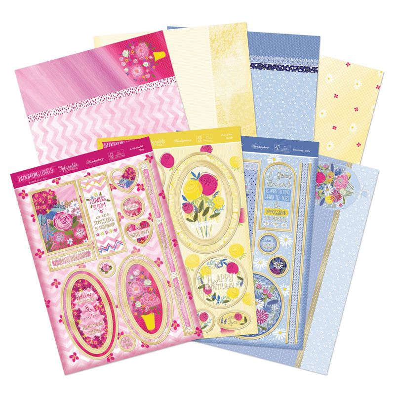 Die Cut Topper Set - Blooming Lovely (8 Sheets)
