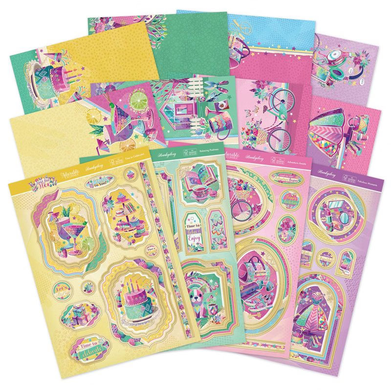 Die Cut Topper Set - Just For Her (12 Sheets) (image for) Die Cut Topper Set - Just For Her (12 Sheets)