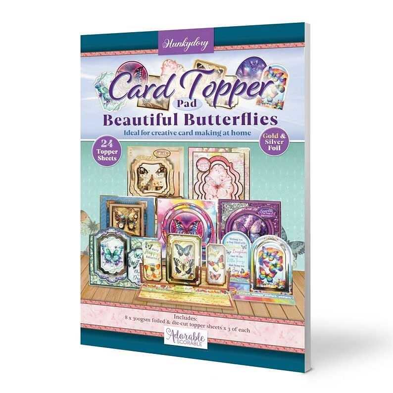 (image for) Card Topper Pad - Beautiful Butterflies (24 Sheets)