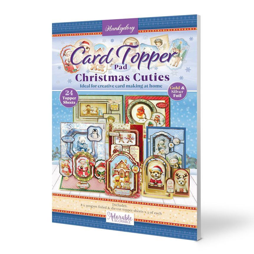 (image for) Card Topper Pad - Christmas Cuties (24 Sheets)