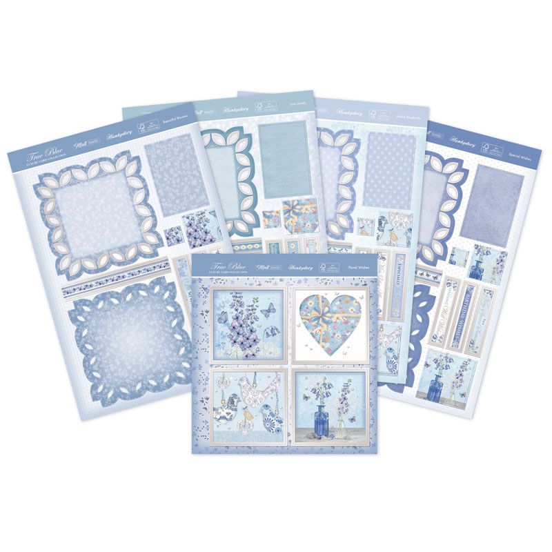 True Blue Fancy Edge Easel Reveal Concept Card Kit