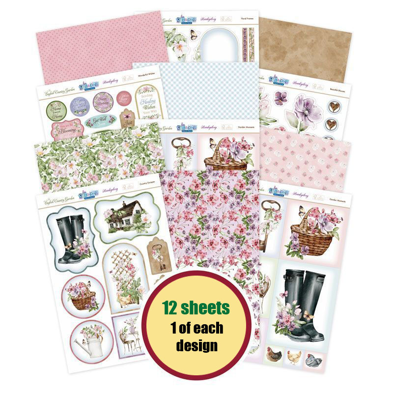 Cut And Craft Value Pack - An English Country Garden (12 Sheets)