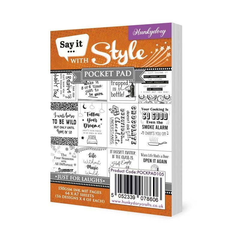 Say It With Style Pocket Pad - Just For Laughs (64 Sheets) POCKPAD105