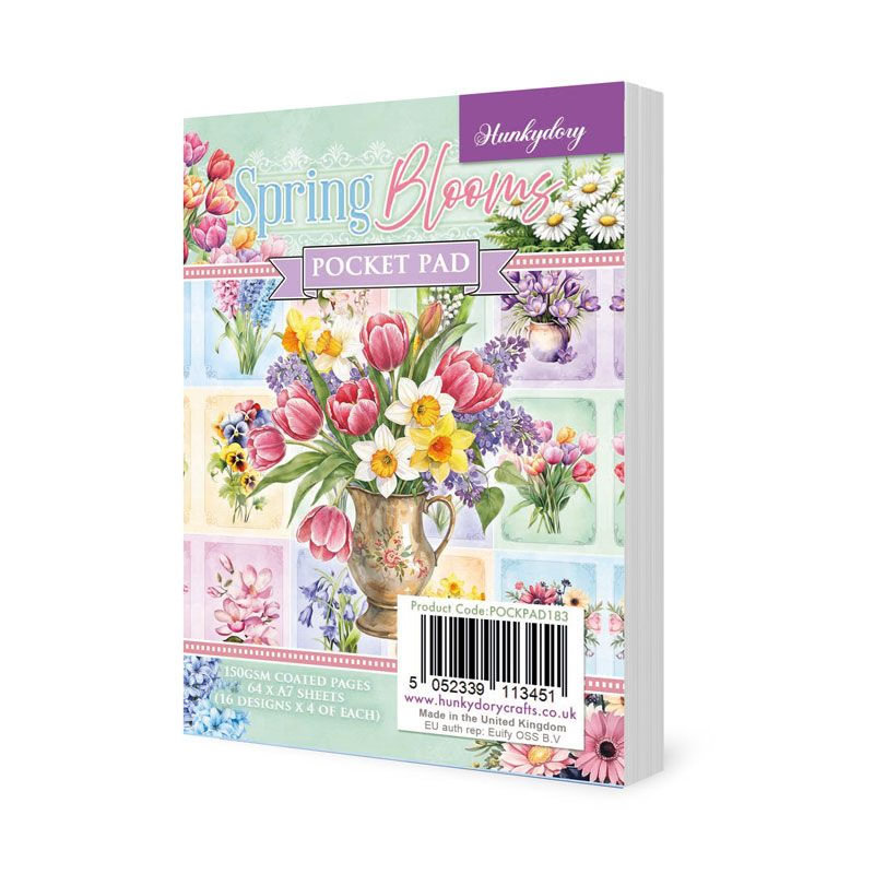 Pocket Pad - Spring Blooms (64 Sheets) POCKPAD183 (image for) Pocket Pad - Spring Blooms (64 Sheets) POCKPAD183