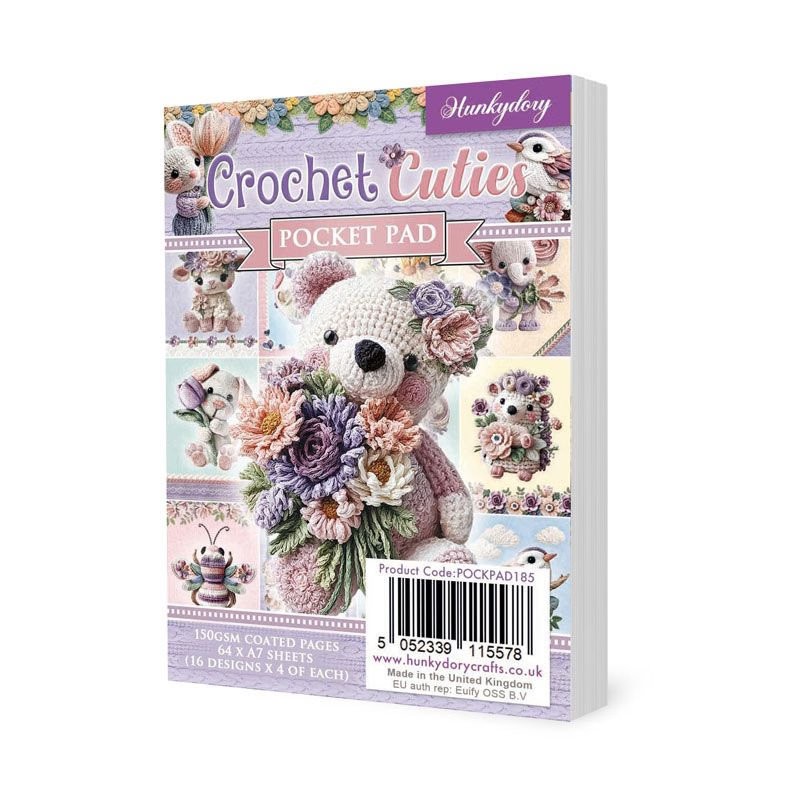Pocket Pad - Crochet Cuties (64 Sheets) POCKPAD185 (image for) Pocket Pad - Crochet Cuties (64 Sheets) POCKPAD185