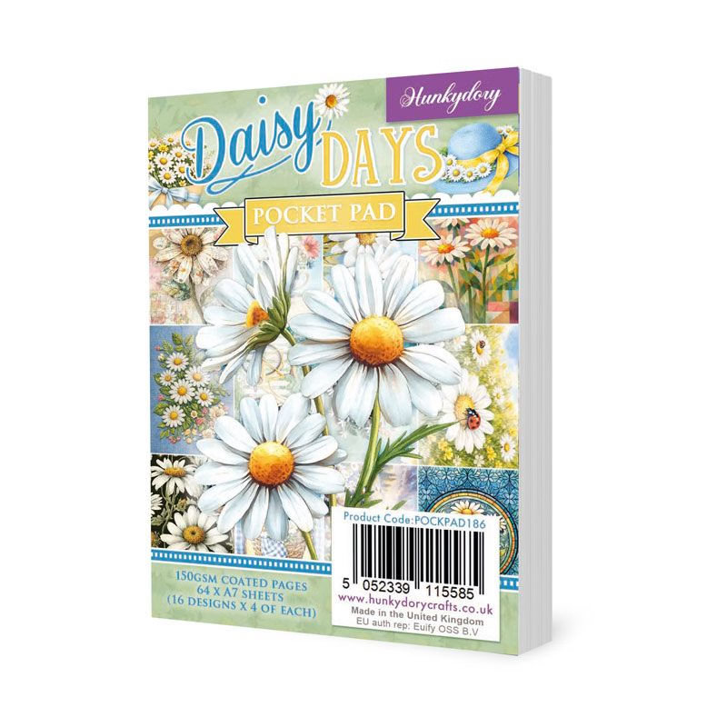 Pocket Pad - Daisy Days (64 Sheets) POCKPAD186 (image for) Pocket Pad - Daisy Days (64 Sheets) POCKPAD186