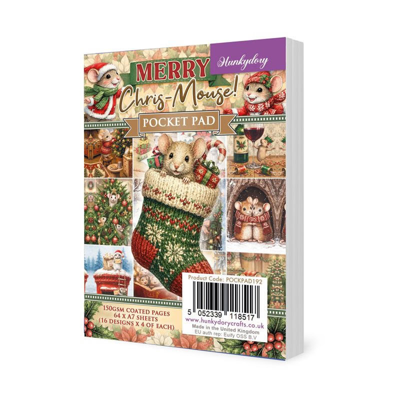 Pocket Pad - Merry Chris-Mouse! (64 Sheets) POCKPAD192 (image for) Pocket Pad - Merry Chris-Mouse! (64 Sheets) POCKPAD192