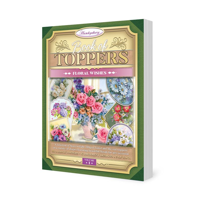 Hunkydory - Book of Toppers - Floral Wishes, 60 Pages (BKTP101) (image for) Hunkydory - Book of Toppers - Floral Wishes, 60 Pages (BKTP101)