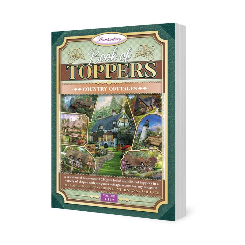 (image for) Hunkydory - Book of Toppers - Country Cottages, 60 Pages (BKTP106)