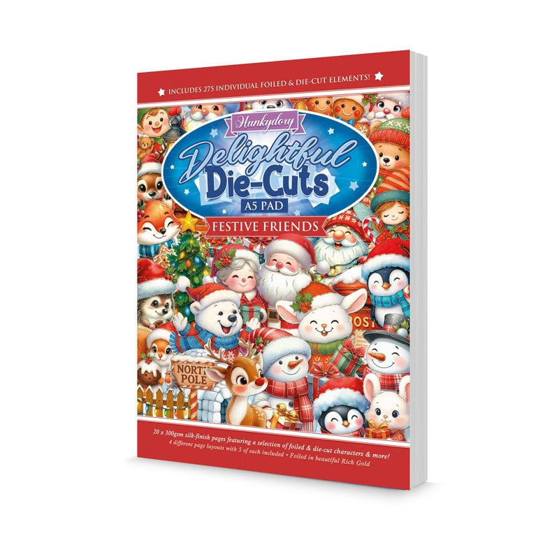 Hunkydory - Delightful Die Cuts - Festive Friends, 20 Sheets (DDCUT123) (image for) Hunkydory - Delightful Die Cuts - Festive Friends, 20 Sheets (DDCUT123)