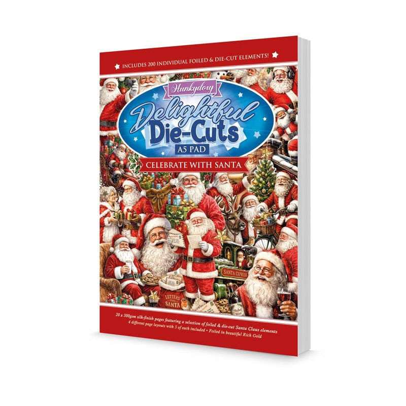 Hunkydory - Delightful Die Cuts - Celebrate With Santa, 20 Sheets (DDCUT130) (image for) Hunkydory - Delightful Die Cuts - Celebrate With Santa, 20 Sheets (DDCUT130)