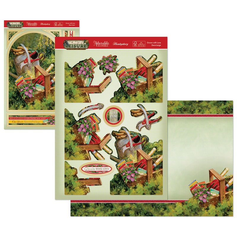 Die Cut Decoupage Set - A Life of Leisure, Grown With Love