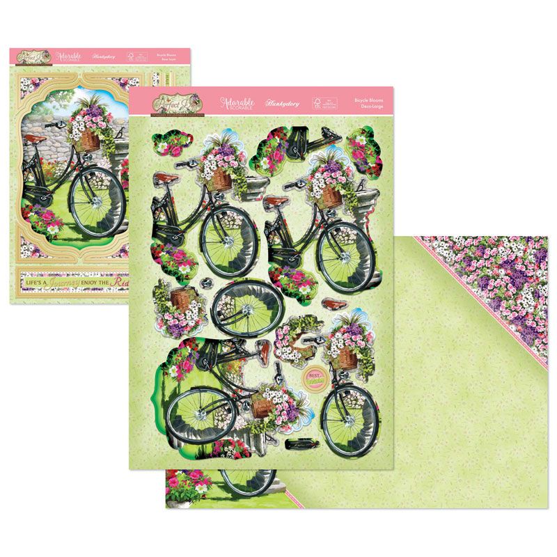 (image for) Die Cut Decoupage Set - Perfect Days, Bicycle Blooms