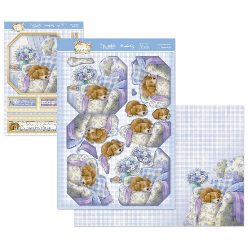 Die Cut Decoupage Set - Spring Is In The Air, A Paw-fect Day