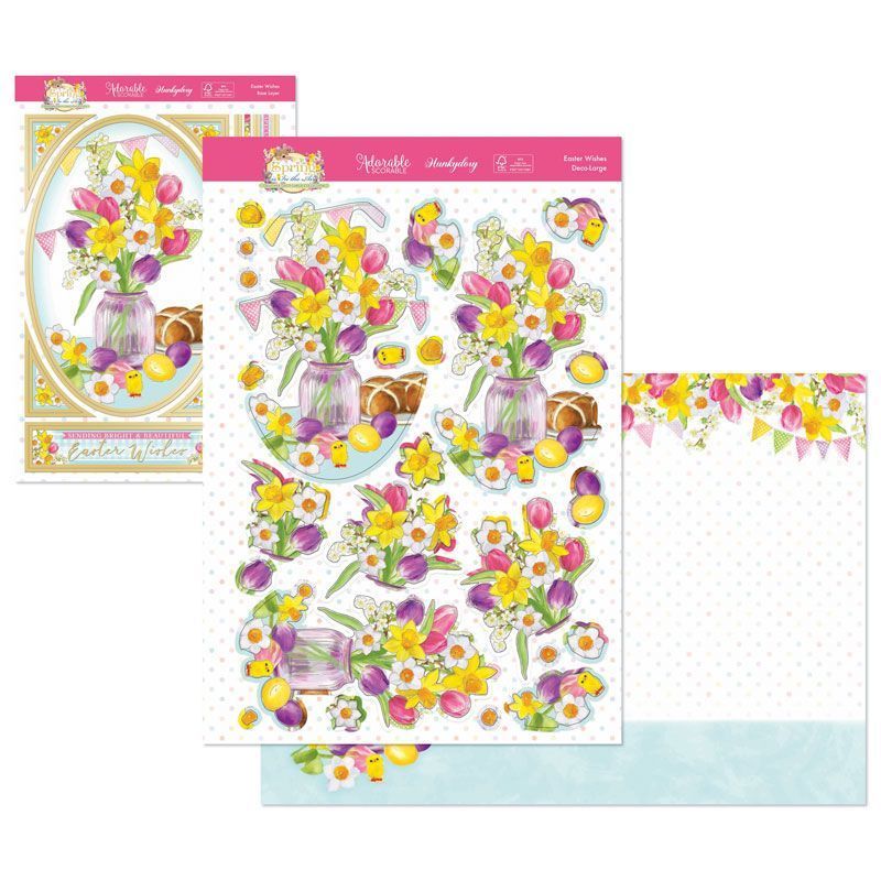 (image for) Die Cut Decoupage Set - Spring Is In The Air, Easter Wishes