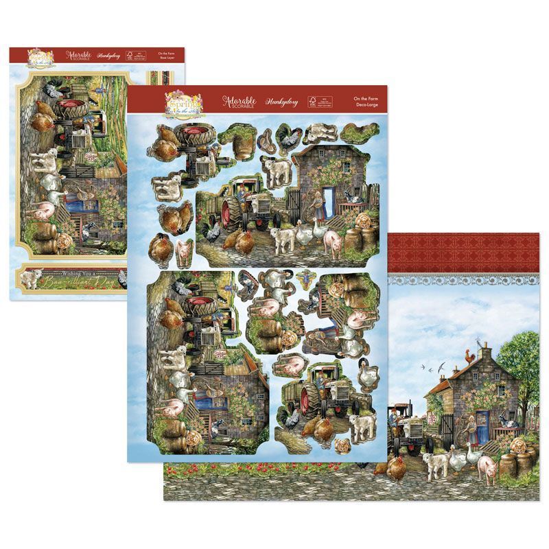 (image for) Die Cut Decoupage Set - Spring Is In The Air, On The Farm