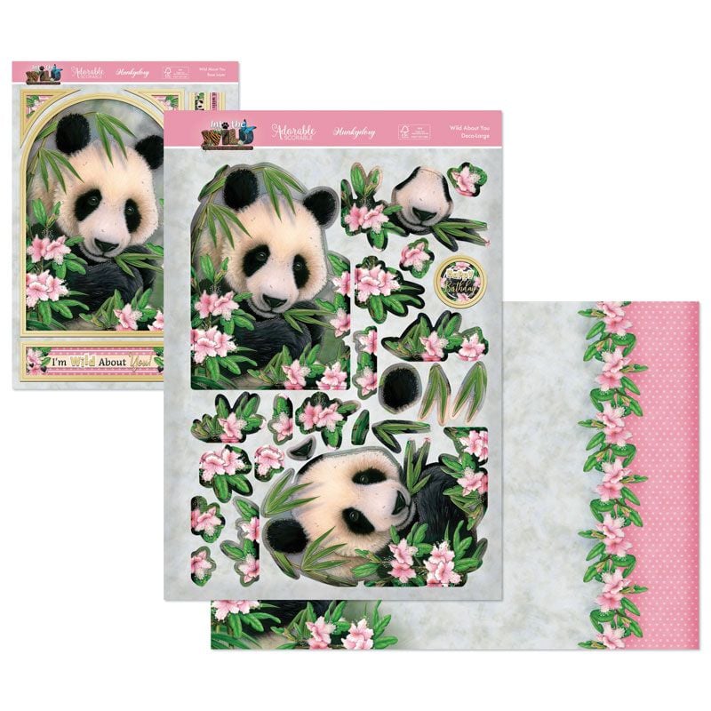 (image for) Die Cut Decoupage Set - Into The Wild, Wild About You