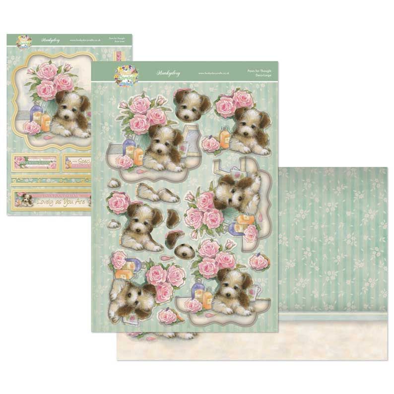 Die Cut Decoupage Set - Hello Spring, Paws For Thought