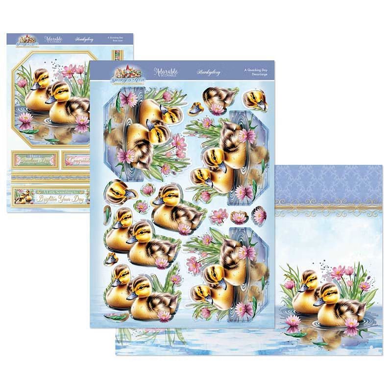 (image for) Die Cut Deco-Large Decoupage Set - Spring Is Here, A Quacking Day