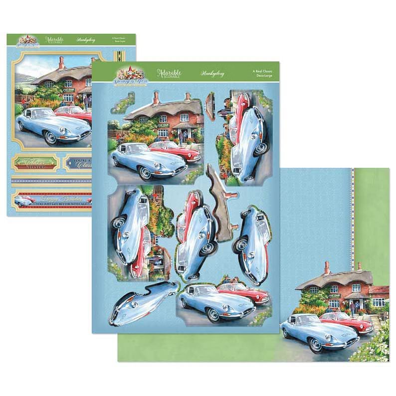 (image for) Die Cut Deco-Large Decoupage Set - Spring Is Here, A Real Classic