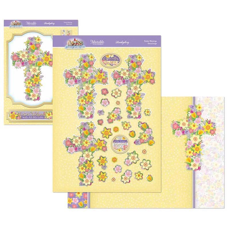 (image for) Die Cut Deco-Large Decoupage Set - Spring Is Here, Easter Blessings