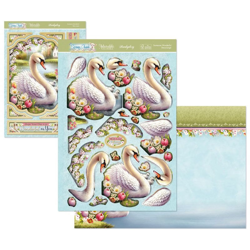 (image for) Die Cut Deco-Large Decoupage Set - Spring Cheer, Someone Wonderful