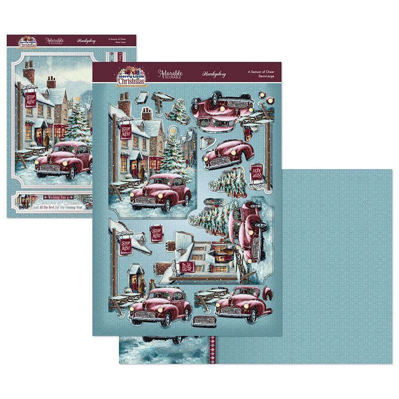 (image for) Die Cut Deco-Large Decoupage Set - A Merry Little Christmas, A Season Of Cheer