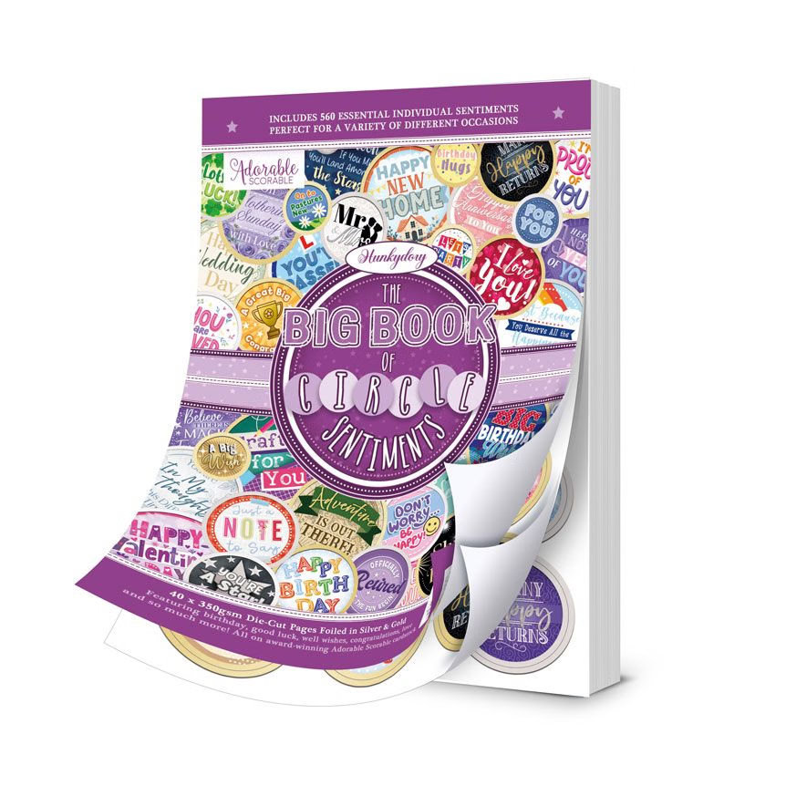 (image for) Big Book of Circle Sentiments (40 sheets, 560 pieces) EBK165