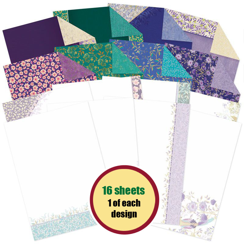 Beautiful Birdsong Luxury Inserts & Papers (16 Sheets)