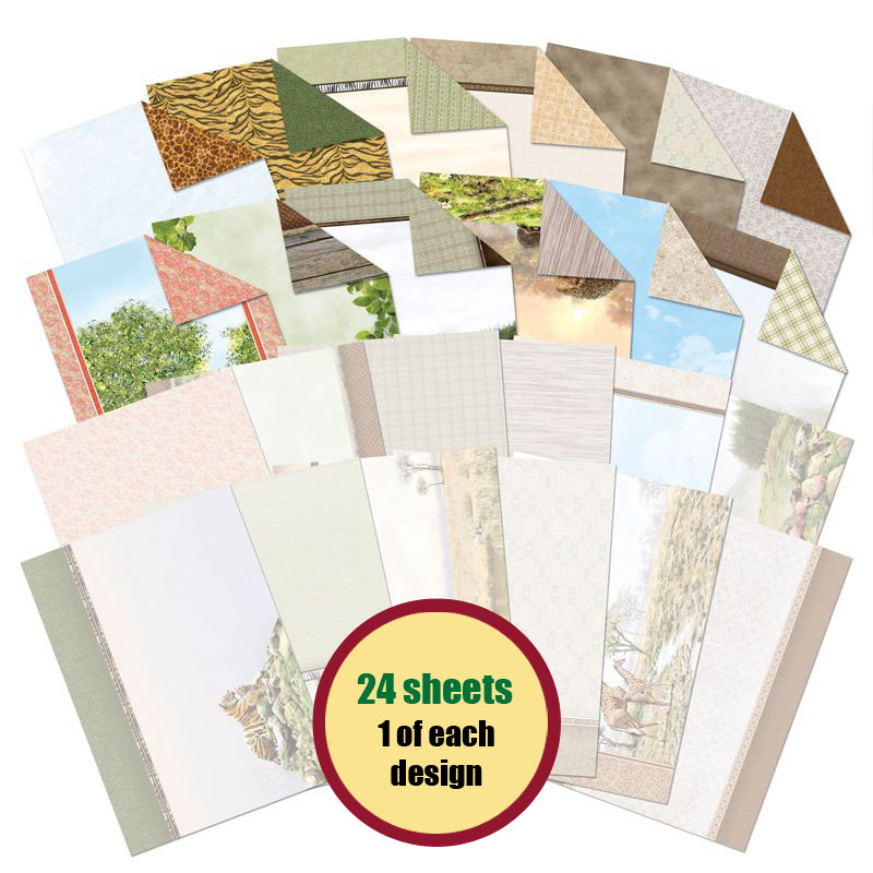Wild at Heart & Woodland Wonder Luxury Inserts & Papers (24 Sheets)